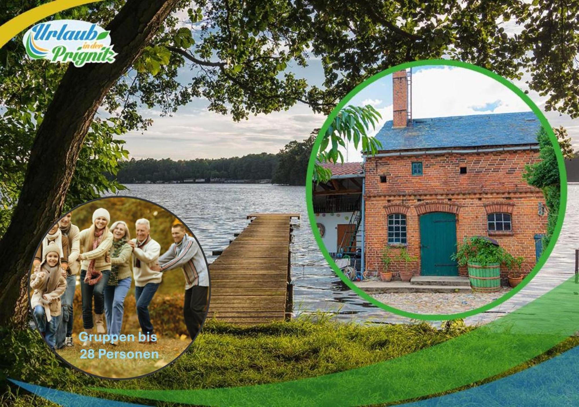 Bauernhof-Streichel-Zoo-Kombi-Familien-Suite-Im-Wald-Am-See Gulow 외부 사진
